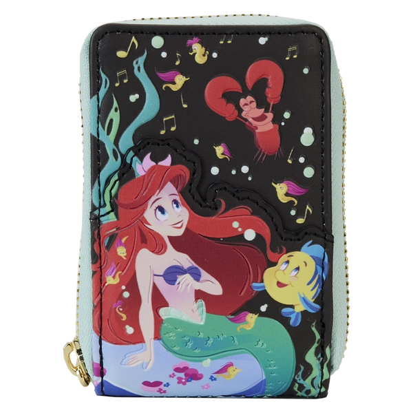 The Little Mermaid 35th Anniversary Life is the Bubbles Accordion Zip Around Wallet