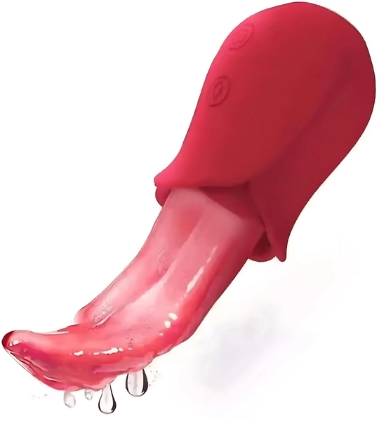 Tong Vibrator Rood – 10 Vibratiestanden – Clitoris, G-spot en Tepel Stimulator – Waterdicht – USB Oplaadbaar – Siliconen