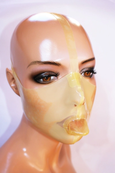 Boom Latex "Lick it!" Mask with tounge condom