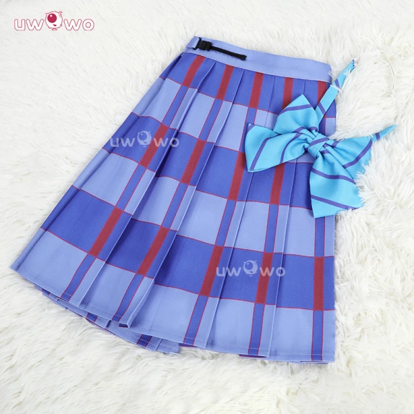 Uwowo Collab Series: Love Live! JK Skirt Cosplay Costume - Blue / 【Pre-sale】L