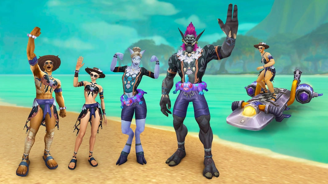 Tropical Wave Pack | World Of Warcraft Cosmetics