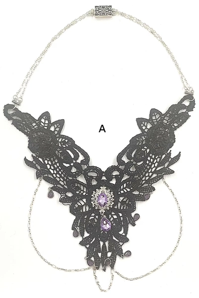 Gothic Elegant Lace Necklace
