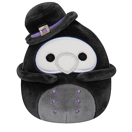 Squishmallows 8" Aldron The Plague Doctor - Officially Licensed Kellytoy Halloween Plush - Collectible Soft & Squishy Stuffed Animal Toy - Add to Your Squad - Gift for Kids, Girls & Boys - 8 Inch