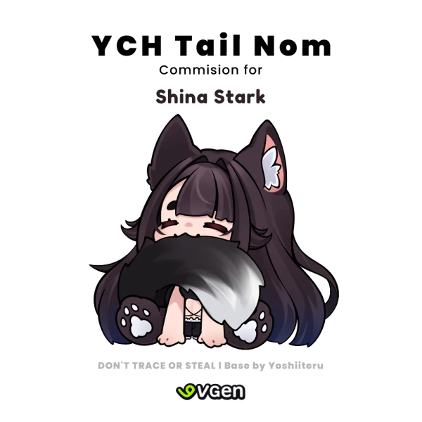 ✧ [YCH Tail Nom] by Kya Kokatsu (@kya_kokatsu)