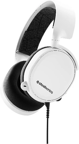 SteelSeries Arctis 3 Console - Stereo Wired Gaming Headset for PlayStation 5 / 4, Xbox Series X|S, Nintendo Switch, VR, Android and iOS - White : Everything Else