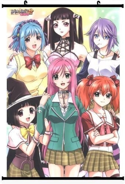 Rosario+Vampire Anime Wall Scroll Poster Support Customized (08x12inch(20x30cm)) - 08x12inch(20x30cm)