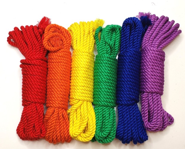 Pride Bamboo Silk Rope Bundle — Kinbaku Studio