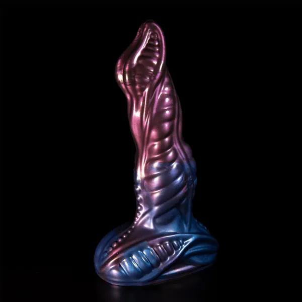 Xan Fantasy Alien Knot Dildo - Ribbed Dildo - Fantasy Silicone Dildo - Silicone Sex Toy - Monster Dildo - Adult Toy - Mature