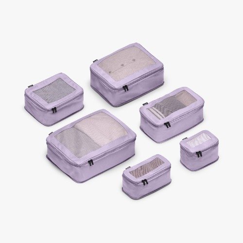 Compressible Packing Cubes | Set of Six / Purple Icing