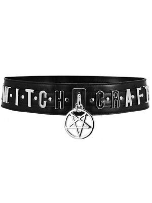 Restyle Witchcraft Pentagram Goth Punk Occult Vegan Leather Accessory Waist Belt  | eBay