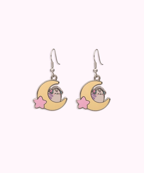 Gaming Pusheen Dangle Earrings