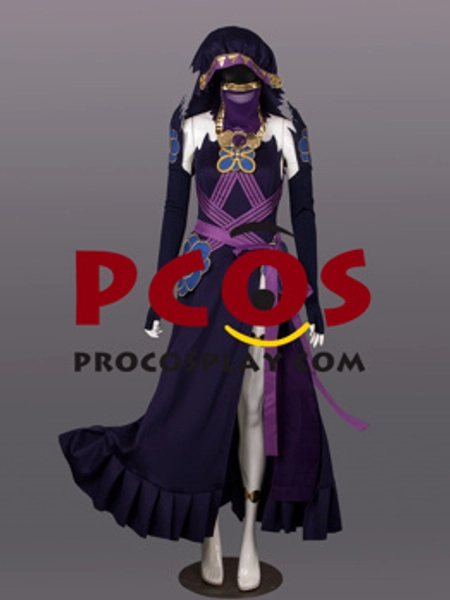 Feuer Emblem Schicksale Azura Lila Cosplay Kostüm mp003462