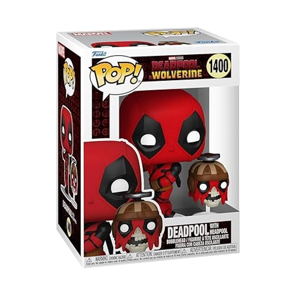 Funko POP! & Buddy: Deadpool & Wolverine - Deadpool with Headpool - Collectable Vinyl Figure - Gift Idea - Official Merchandise - for Kids & Adults - Movies Fans - Model Figure for Collectors