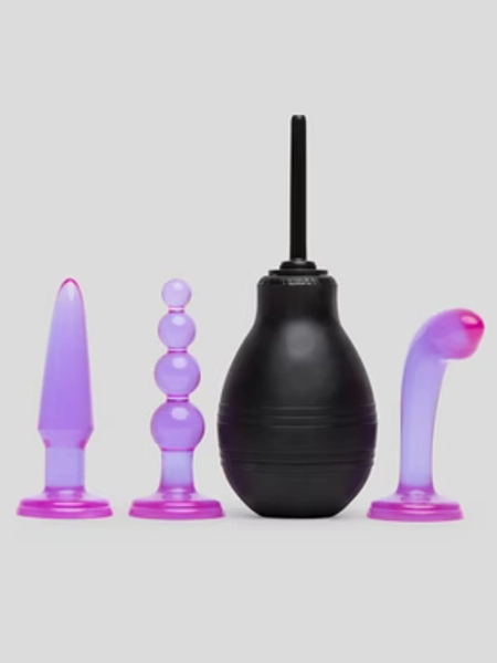 BASICS Anal Play Butt Plug Kit (4 Piece)