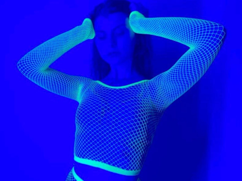 Rave Festival Outfits UV Reactive Mesh Fishnet Top and Tights Neon Acid Green Outfits - Etsy