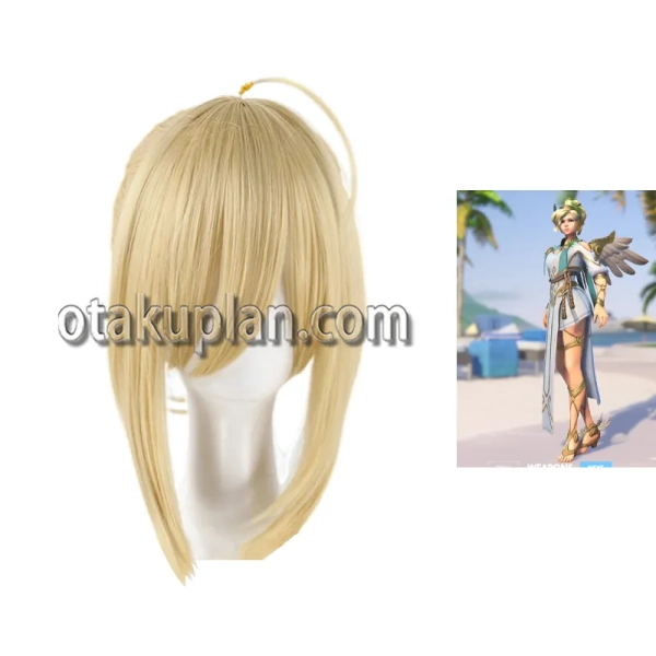 Overwatch Mercy Classic Cosplay Wigs
