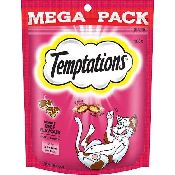 Temptations Hearty Beef Cat Treat