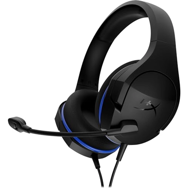 HyperX Cloud Stinger Core - Gaming Headset for PlayStation 4 and 5, Over-Ear Wired Headset with Mic, Passive Noise Cancelling, Immersive In-Game Audio, In-Line Audio Control, Black