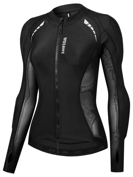 Mesh Women's Motorcycle Jacket Padded Motorcycle Shirt with Armor Summ