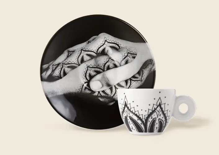 SET OF TWO ESPRESSO CUPS – GENESI ILLY ART COLLECTION