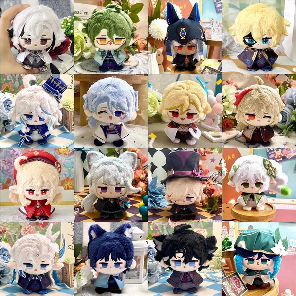 Mini Genshin Plush Doll Cute Genshin Impact Plushie Toys Genshin Gifts