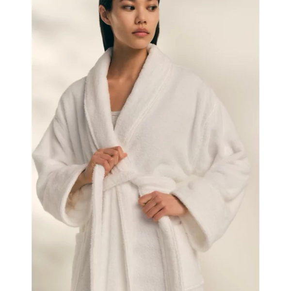 Unisex Organic Cotton Classic Robe | Robes & Dressing Gowns | The  ...