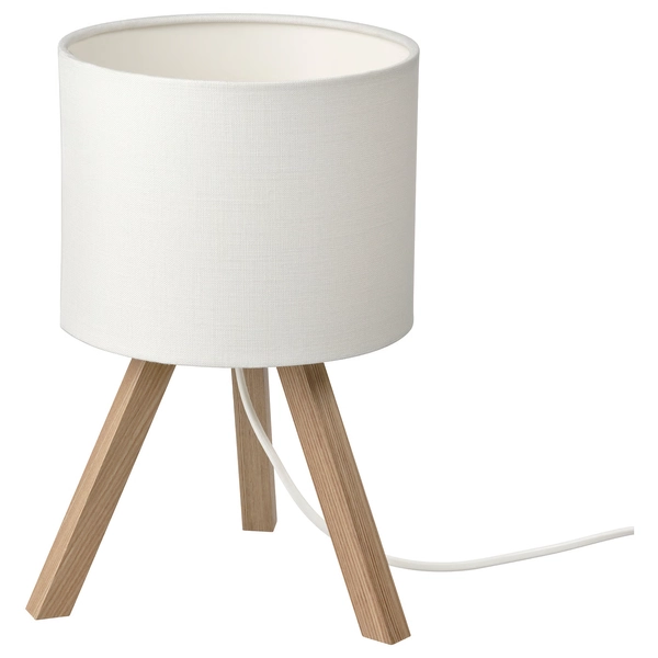 STORSEGEL Table lamp - ash/white