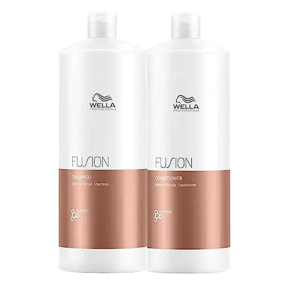 Wella Fusion Shampoo 1000ml + Conditioner 1000ml