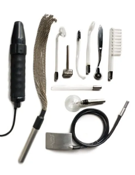 KinkLab Agent Noir™ Neon Wand Electrosex Kit