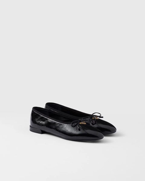 Naplak patent leather ballerinas