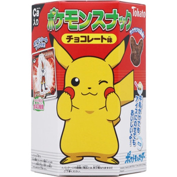 Tohato Pokemon Snack Chocolate Flavor 23G