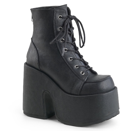 Camel-203 | Black Vegan Leather / 10