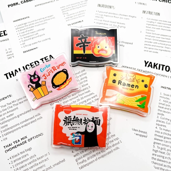 Studio Ghibli Ramen Magnet Clips