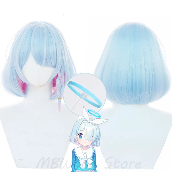 Game Blue Archive Arona Plana Cosplay Prop Headwear Halo Wig Anime Cute Girl Role Play Halloween Carnival Party Christmas Props - AliExpress