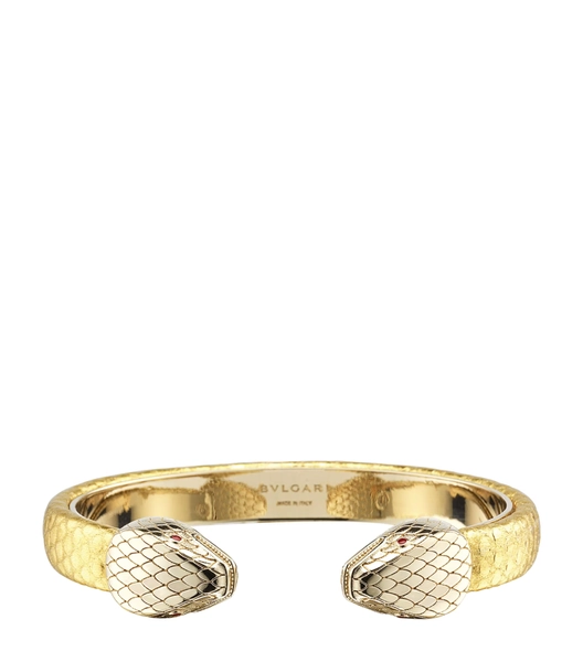 Bvlgari Leather Serpenti Forever Bangle