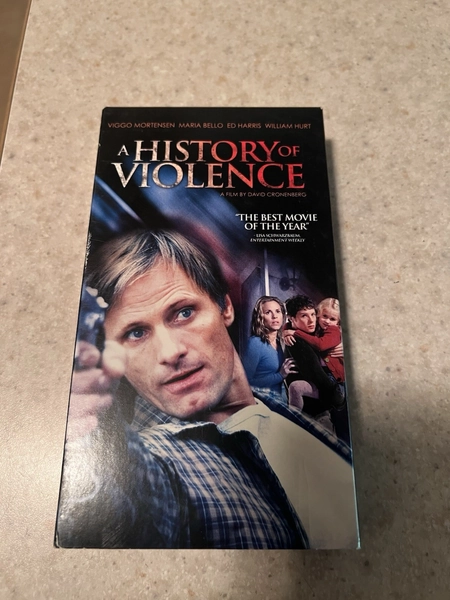A History Of Violence VHS Tape - Preview Video Cassette - Screener Demo RARE