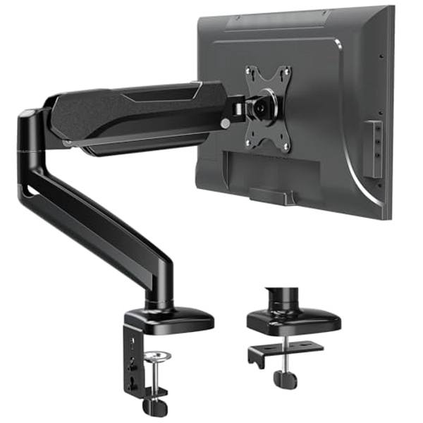 Single Monitor Desk Mount- White