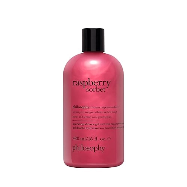 philosophy hydrating shower gel raspberry sorbet, 480ml (16oz)
