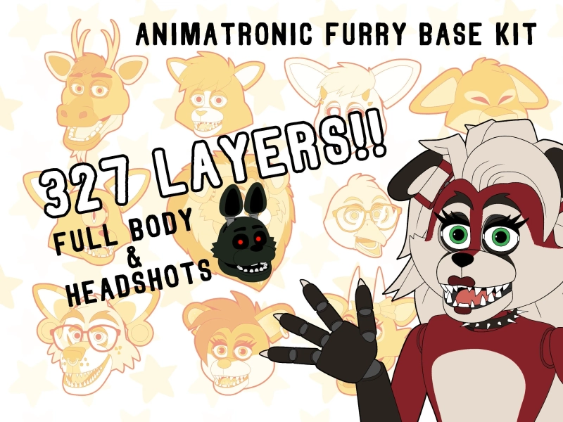 Animatronic Furry Base Kit [.psd file]