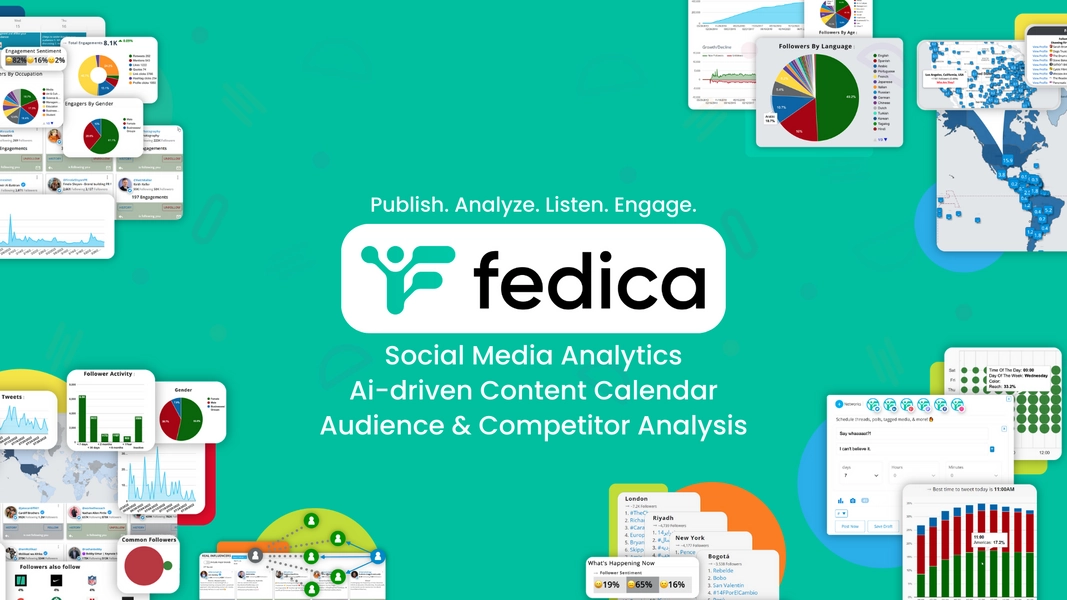 Fedica 12 month Publish Plan