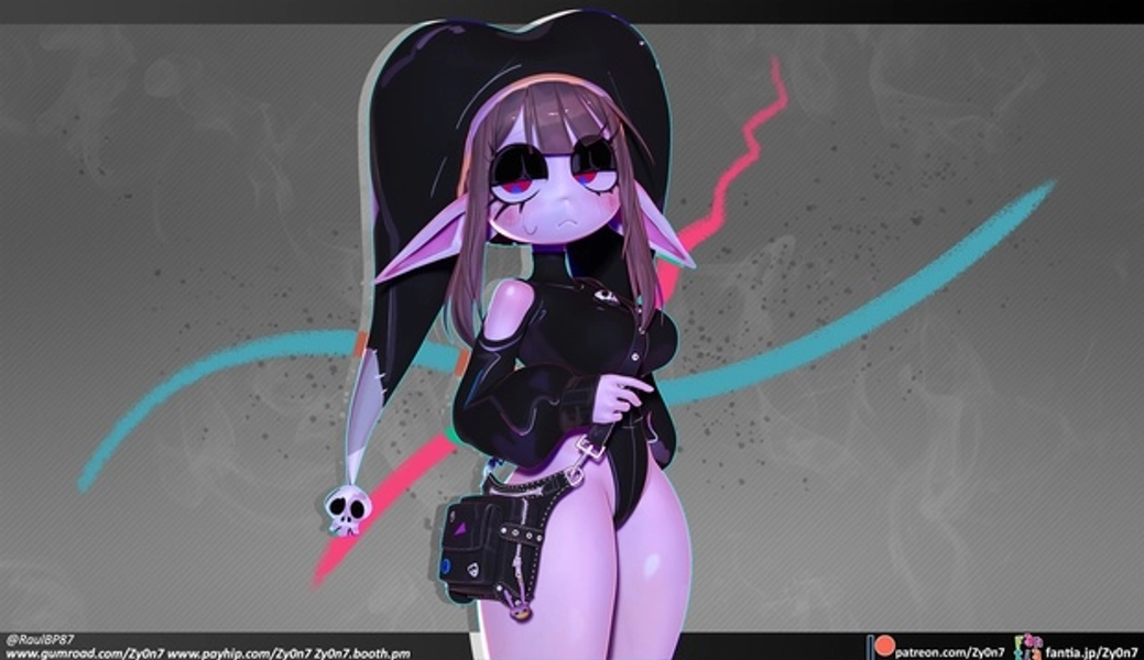 Pomni 3D model (VRC, SFM,Enhanced Blend, STL) - Zy0n7 - BOOTH