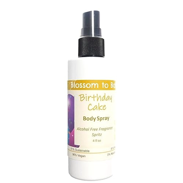 Blossom to Bath Vanilla Sugar Cookies Body Spray (4 Ounce) - Phthalate Free Fragrance - Energizes Skin with Scent