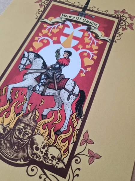 Henry Of Skalitz, original art print