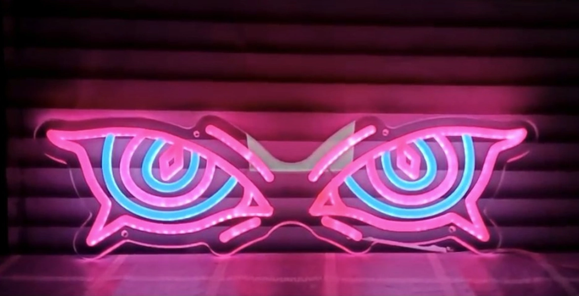Hypno Eyes Sign - Hypno Neon Sign