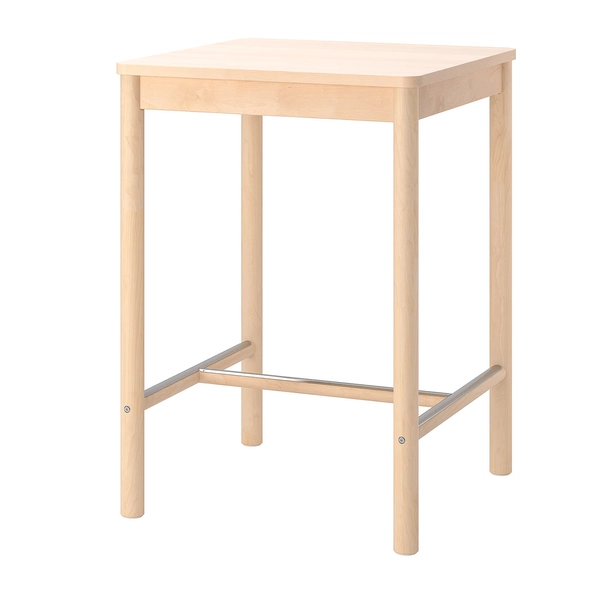 RÖNNINGE Bar table - birch 29 1/2x29 1/2 "