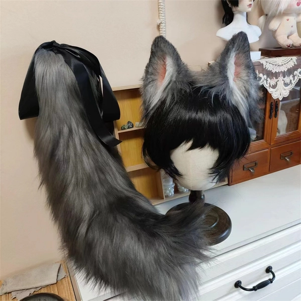 Handmade Cat Ears Tail Set