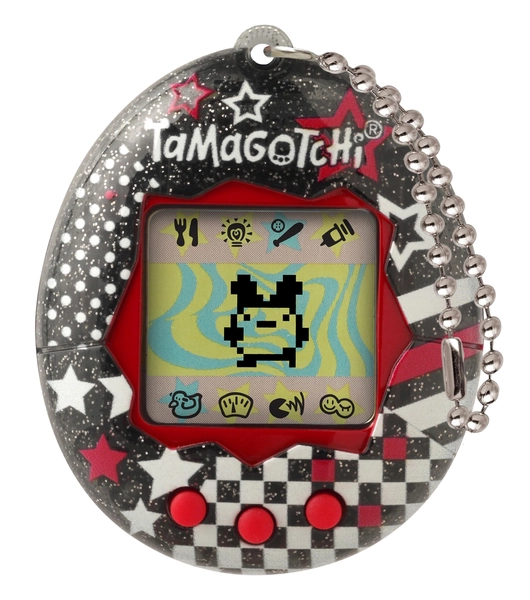 BANDAI Tamagotchi Virtueel huisdier, originele Rock Glitter, meerkleurig 42984, elektronisch speelgoed voor kinderen vanaf 8 jaar, keert je favoriete elektronische huisdier terug met andere ontwerpen