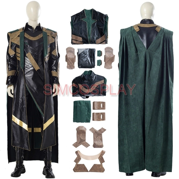 LOKI 2021 Leather Cosplay Costumes Loki Dress Up Suit Custom Size Supported