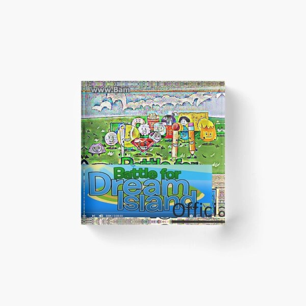 a BFDI Acrylic Block