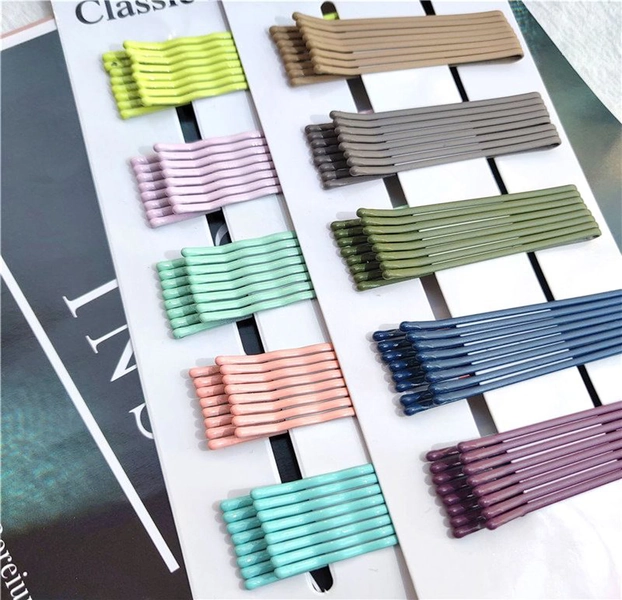 40 pcs/card Colorful bobby pins